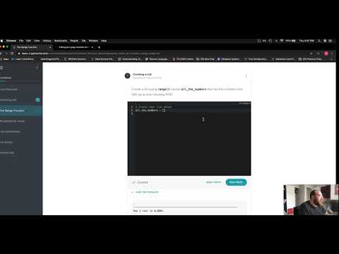 Python List Basics The Range Function Challenge 1