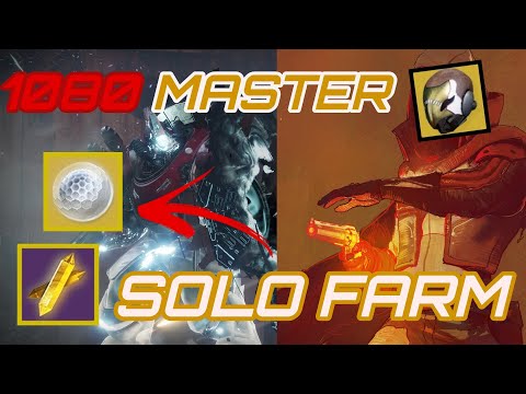 HUNTER- Easily Solo Farm 1080 Master Nightfall - Platinum Rank For Shards/Prisms/Exotics (Destiny 2)