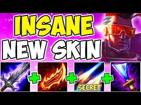 *NEW SKIN* DEMACIA VICE LUCIAN SPOTLIGHT ON-HIT ATTACK SPEED BUILD TOP League Of Legends S9