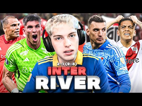 DAVOO XENEIZE REACCIONA A INTERNACIONAL 2 (9) RIVER 1 (8) - COPA LIBERTADORES 2023 (OCTAVOS VUELTA)