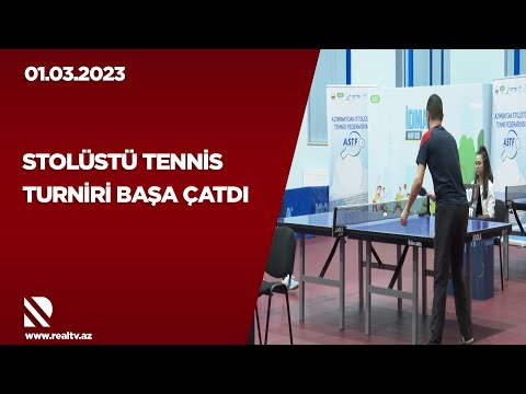Stolüstü tennis turniri başa çatdı