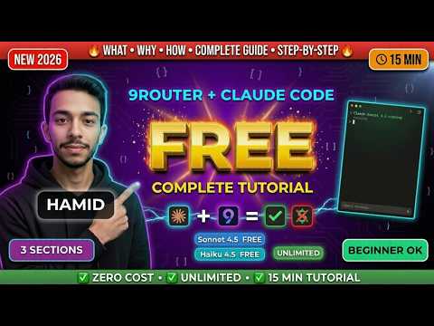 9Router + Claude Code FREE Setup