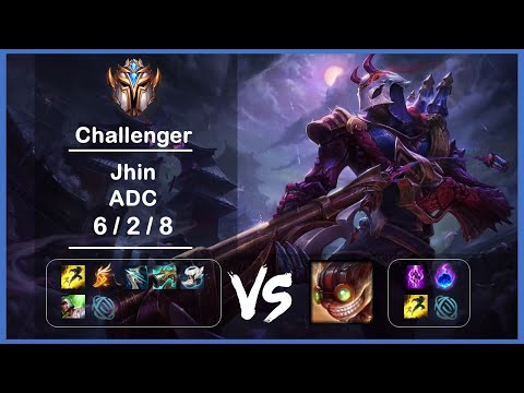 ADC Jhin vs Ziggs KR Challenger Patch 12.5