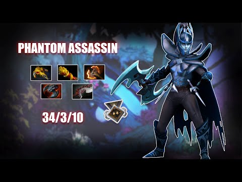 How to Destroy Enemies with Phantom Assassin Dota 2 7.34b | Dota 2 Highlights