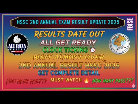 Fbise Hssc 2nd Annual Result Date 2025 | How Many Pass–Fail ? FBISE Result Date 2025 Confirmed 