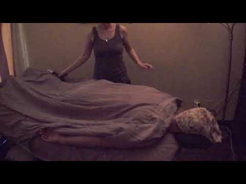 Simple Beginner Massage Sequence #3, back of leg, swedish