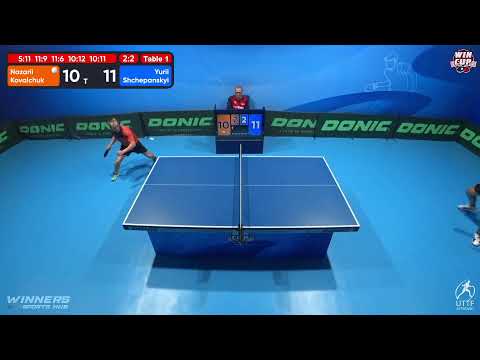 20:00 Nazarii Kovalchuk 2-3 Yurii Shchepanskyi West 3 WIN CUP 17.10.2022 | TABLE TENNIS WINCUP