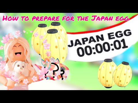 How to prepare for the *NEW JAPAN EGG* in Adopt me! Best tips and tricks l Blossomplayz