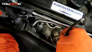 Honda Upstream and Downstream O2 Sensor Replacement - P41-5, P163-2
