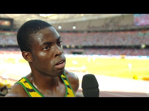 WCH 2015 Beijing - Andrew Riley JAM 110m Hurdles Heat 2