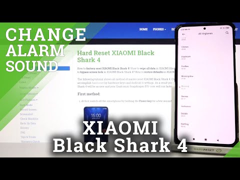 Xiaomi Black Shark 4 - List Of Alarm Tones