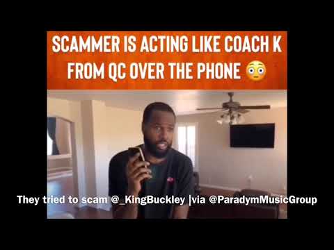 A Fake Coach K Tries to Scam Music Artist - Pretending to be Quality Control