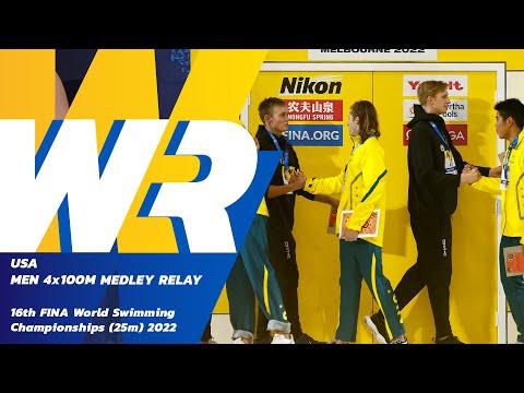 Unbelievable Finish! Men’s 4x100m Medley Ties World Record Shock 🚨🤯🇺🇸🇦🇺