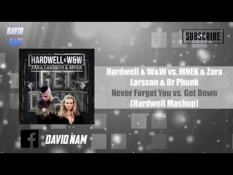 [RE-UPLOADED] Get Down vs. Never Forget You (Hardwell Mashup) [David Nam Remake]
