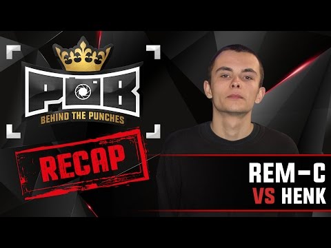 Rem-C Recap vs Henk - Behind The Punches POB Freestyle 5 MAART