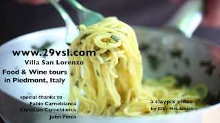 preview picture of video 'Handmade Pasta Lesson at Villa San Lorenzo'