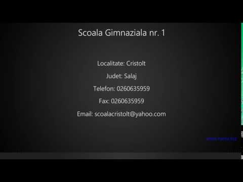 Scoala Gimnaziala nr. 1 Cristolt