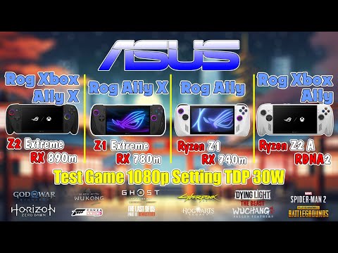 Rog Xbox Ally X (Z2 Ex) & Rog Ally X (Z1 Ex) & Rog Xbox Ally (Z2 A) & Rog Ally (Z1) Test Game