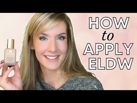 How to Apply Estee Lauder Double Wear WITHOUT Looking Cakey | Easy! Video