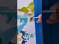Painting A Luca Travel Poster Illustration Pixar Art