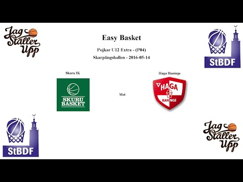 Skuru Basket (P04) mot Haga Haninge - EB - 2016-05-14