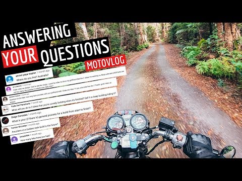 Answering Your Questions - MotoVlog - Cafe Racer Garage