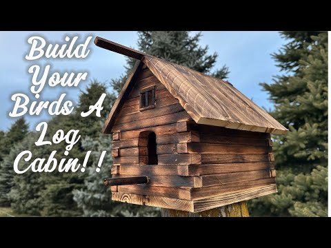 LOG CABIN BIRDHOUSE