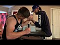 Armwrestling practice