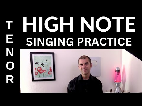 Tenor Range High Note Singing Practice