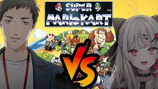 【 SFC 】秋のレトロゲーム部🍁社師匠と『スーパーマリオカート』で対決！！？【石神のぞみ＆社築／にじさんじ所属】