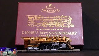 Lionel 100th Anniversary Hallmark Keepsake Ornament