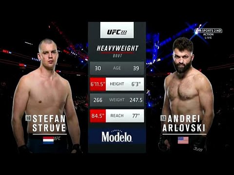 Stefan Struve vs Andrei Arlovski full fight