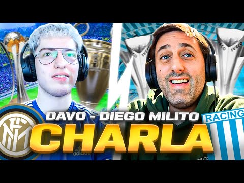 CHARLA CON DIEGO MILITO: ¿BOCA O RACING? ¿RIQUELME FUE UN FUERA DE SERIE? - HABLAMOS DE SU CARRERA