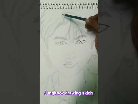 jungkook drawing skich 🙊#drawing #art 🙈#jk #skich. ...!!!!❤❤❤🙊🙊🙊😉😉