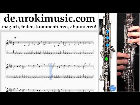 Oboenunterricht Silvestre Dangond Nicky Jam - Cásate Conmigo Noten Lernen Teil#1 um-i995