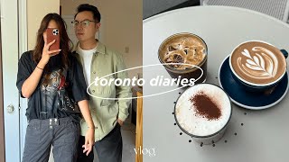 toronto diaries | victor's new e-bike, coffee shops we checked out this week, thai chicken skewers