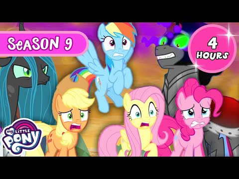SEASON 9 MINI MOVIE COMPILATION😍🌈|4 HOURS | My Little Pony: Friendship is Magic