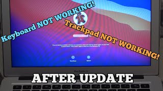 How to FIX Apple MacBook Air KEYBOARD & TRACKPAD Not Working After UPDATE !!!