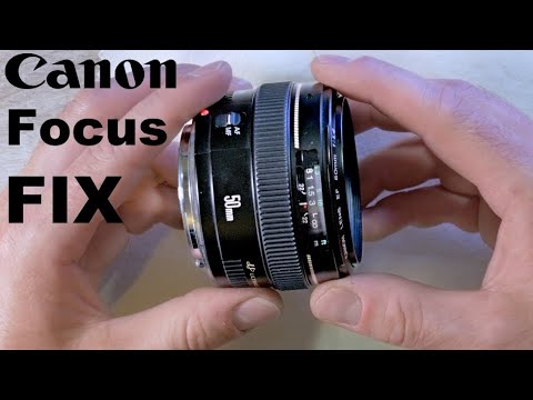 Canon 50 mm f1.4 USM | Focus Repair | How To Fix Canon Lens  [4K]