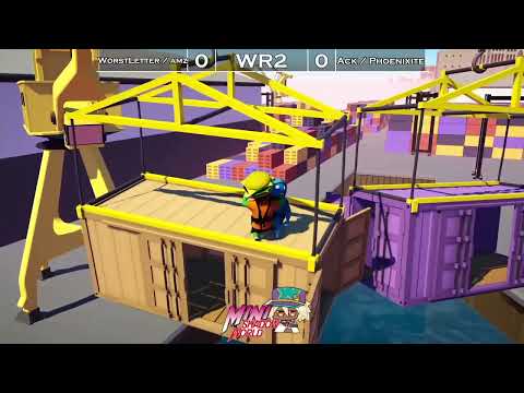 WorstLetter & amz vs Ack & Phoenixite - Gang Beasts Winners Finals - Shadow World MINI