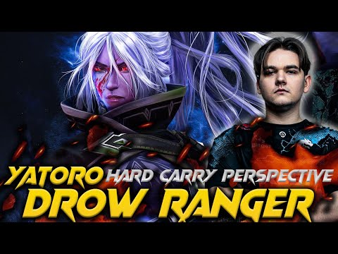 Yatoro Drow Ranger The Hard Carry - Dota 2 Pro Gameplay Patch 7.36C
