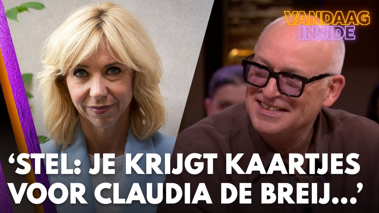 René: 'Stel je nou eens voor: je krijgt kaartjes voor Claudia de Breij...' | VANDAAG INSIDE