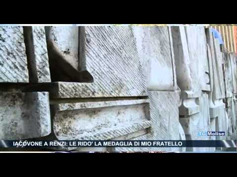 Iacovone a Renzi, le rido' la medaglia di mio fratello
