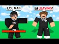 I TROLLED TapWater, Until He RAGEQUIT.. (Roblox Bedwars)