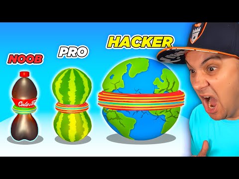 NOOB vs. PRO vs. HACKER in Flexy Ring!