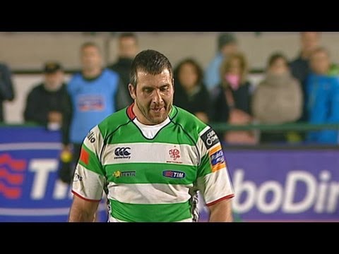 Robert Barbieri Yellow Card Benetton Treviso v Connacht 4th Oct 2013