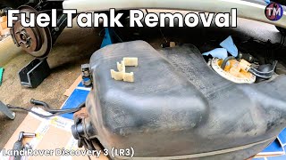 Land Rover Discovery 3 (LR3) Fuel Tank Removal | In Tank Fuel Pump Replacement | Part 1