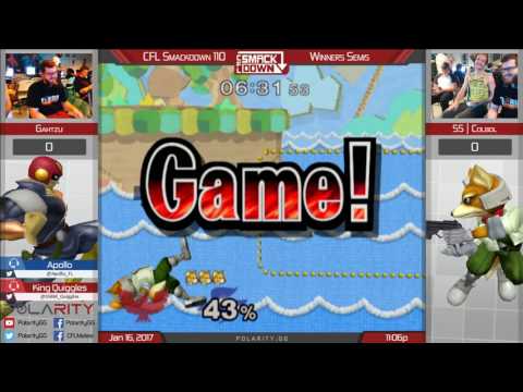CFL Smackdown 110 Melee - Gahtzu (Falcon) vs SS Colbol (Fox) - Winners Semis