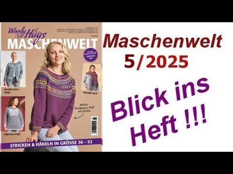 Maschenwelt 5/2025 - Blick ins Magazin
