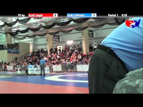 Scott Liegel vs. Cody Caldwell at 2013 ASICS University Nationals - FS